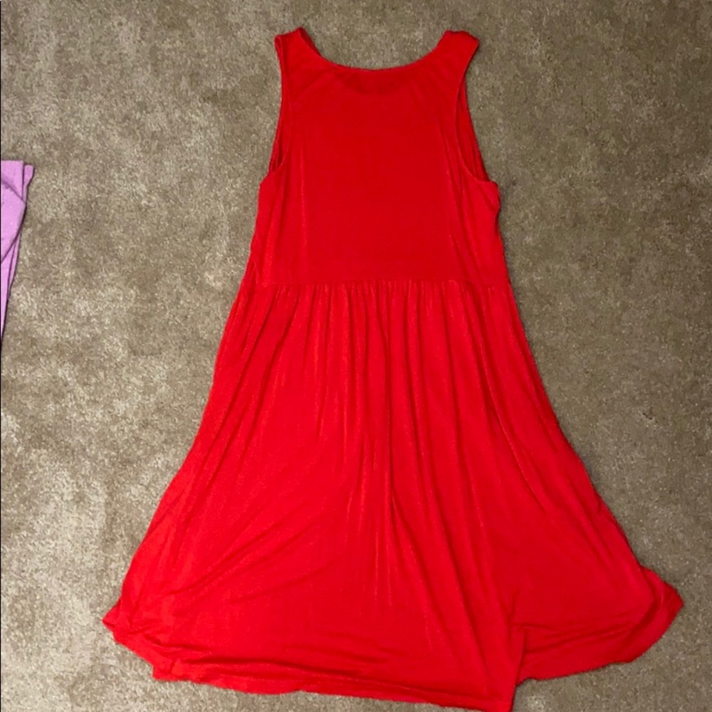 Red Dress with Pockets - Picture 4 of 4